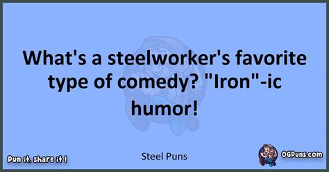 steel puns list